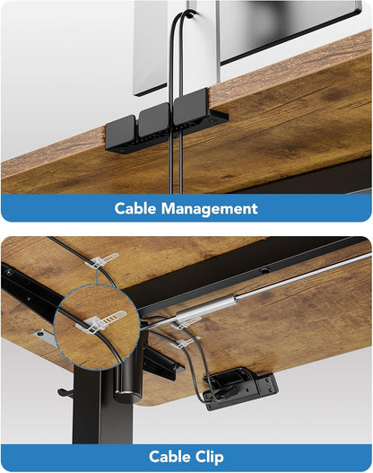 Escritorio Eléctrico De Altura Ajustable 60 A 120 Cm