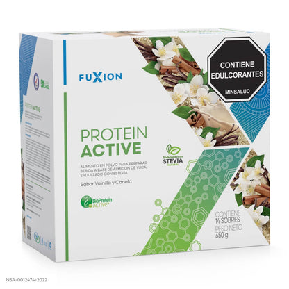 Proteína Activa Fuxion Tonifica  SaborVainilla y Canela - 14 Sobres (Copia)