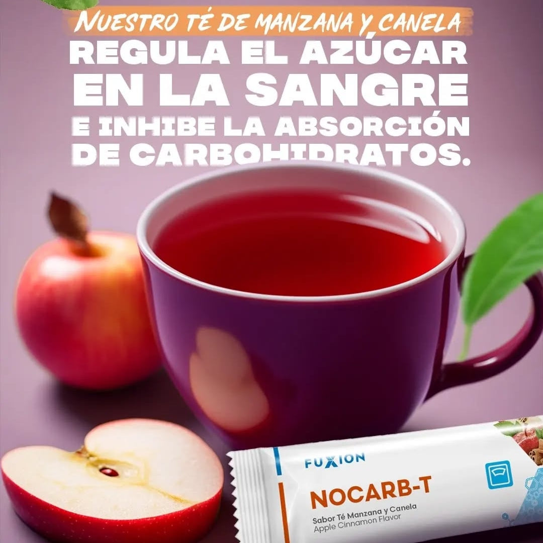 Nocarb-t Fuxion Reduce Azúcares Y Carbohidratos - 7 Sobres