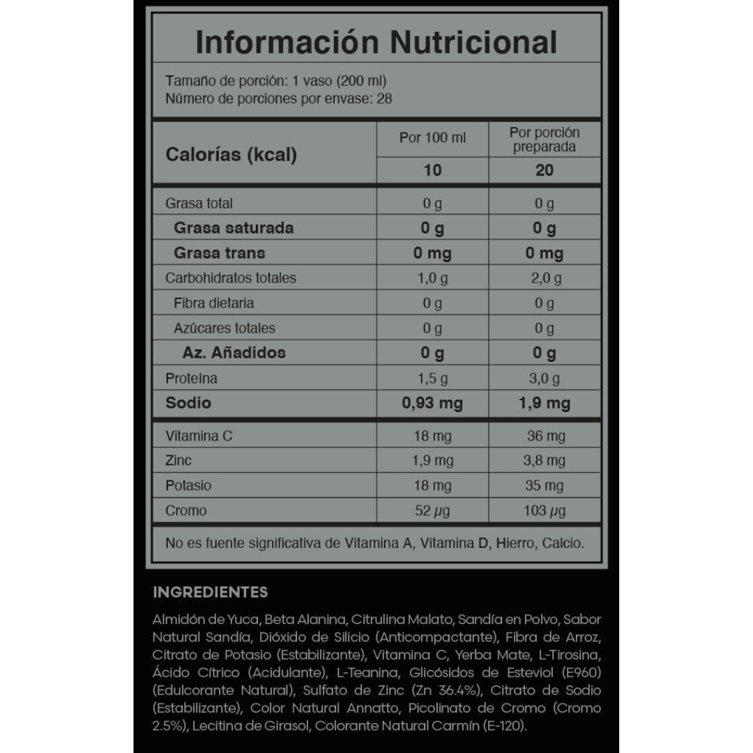 Presprt Fuxion Más Rendimiento - 28 Sobres