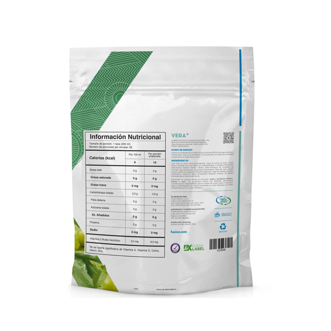 Vera+ Fuxion Vitamina C Refuerza Sistema Inmunológico - 28 Sobres