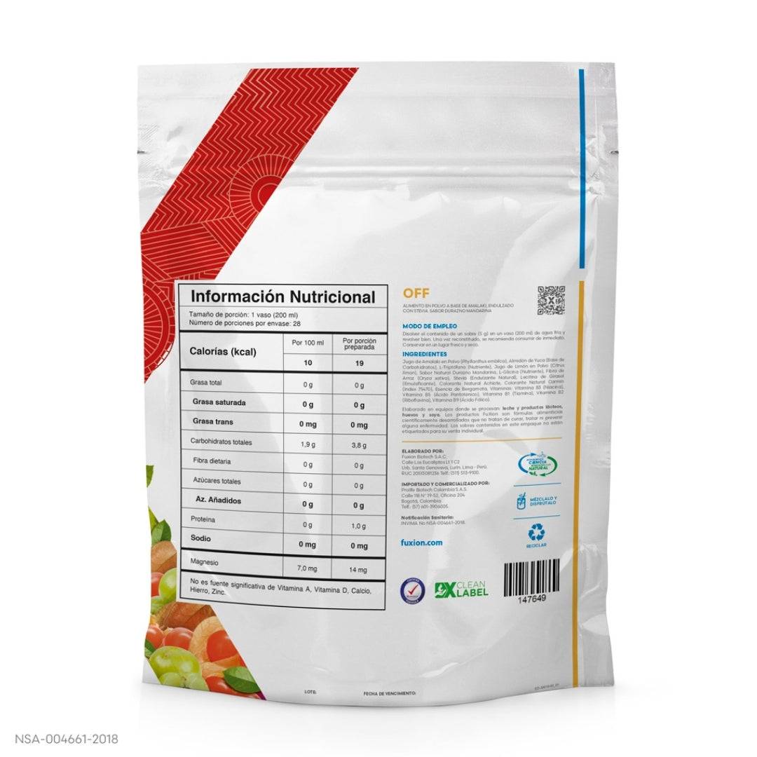 Off Fuxion Dormir Reduce Estrés - 28 Sobres