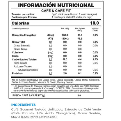 Café Fit Fuxion Calma Apetito - 28 Sobres