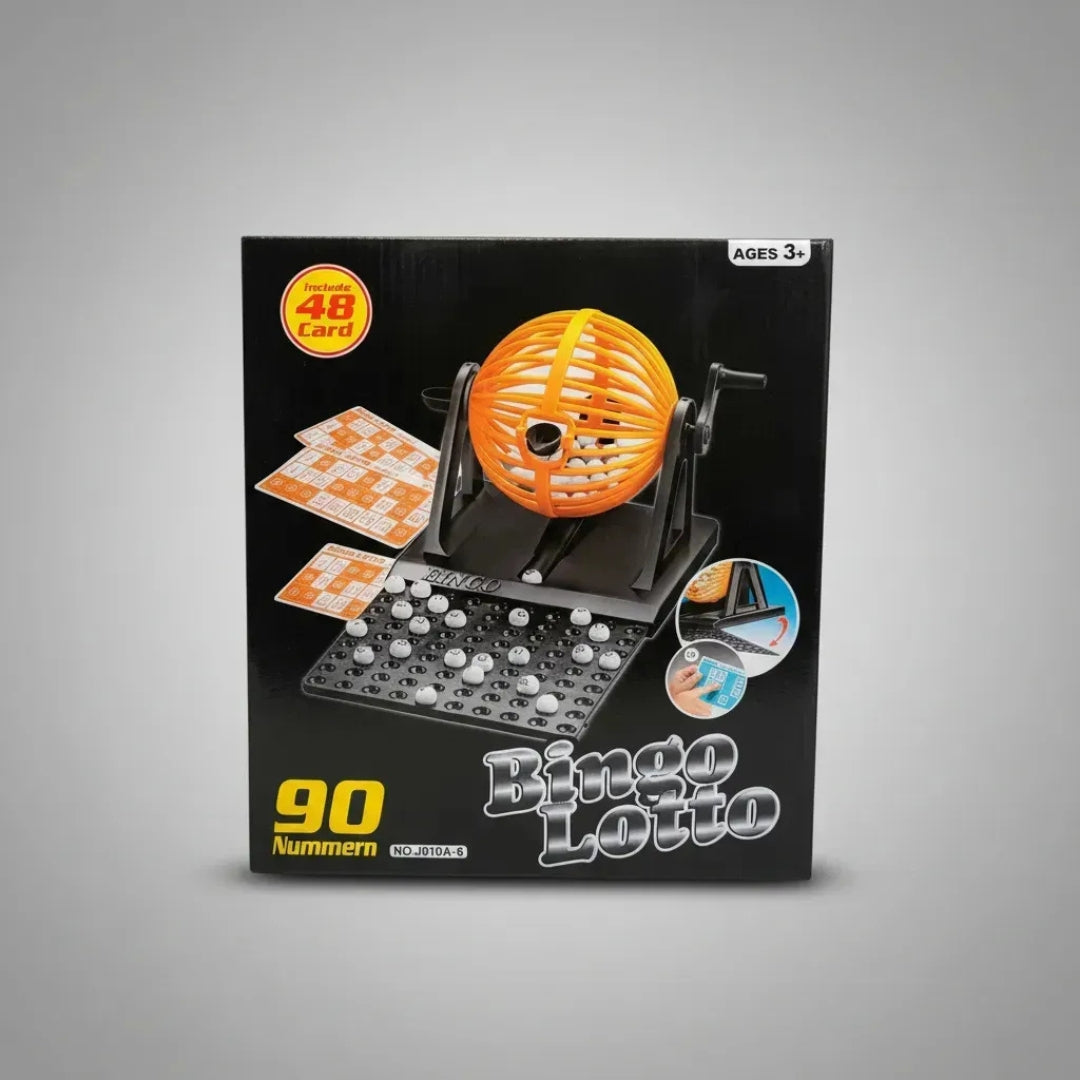 Bingo Lotto Juego De Mesa Familiar 90 Balotas 48 Cartones