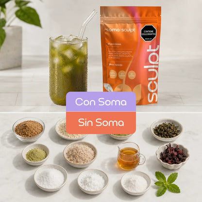 Fibra En Polvo Soma Sculpt Sabor Naranja Regula La Digestión - Aida Merlano