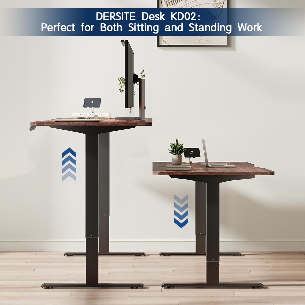 Marco Base De Escritorio Eléctrico Patas Ajustables