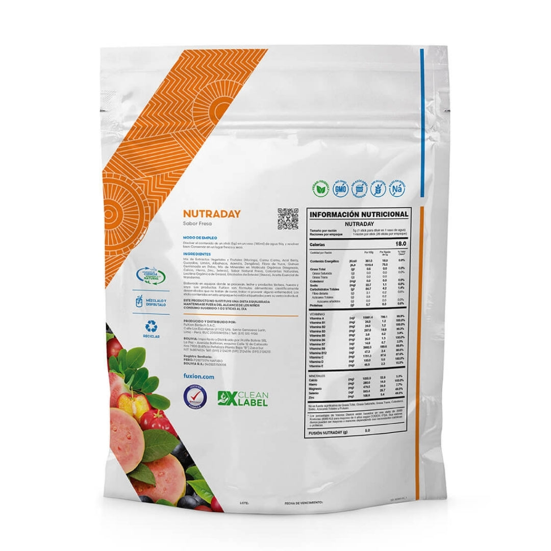 Nutraday Fuxion Multivitamínas - 28 Sobres