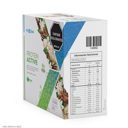 Proteína Activa Fuxion Tonifica  SaborVainilla y Canela - 14 Sobres (Copia)