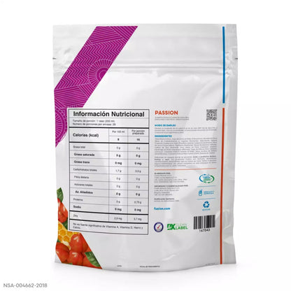 Passion Fuxion Deseo Y Energía - 28 Sobres