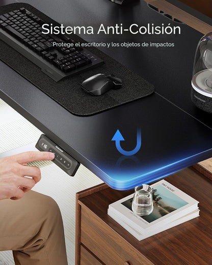 Escritorio Eléctrico De Altura Ajustable 60 A 120 Cm