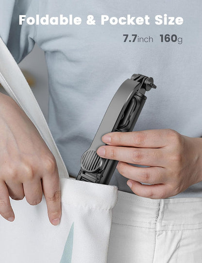 Tripode Palo Selfie Para Celular Cámara Gopro Luz Micrófono