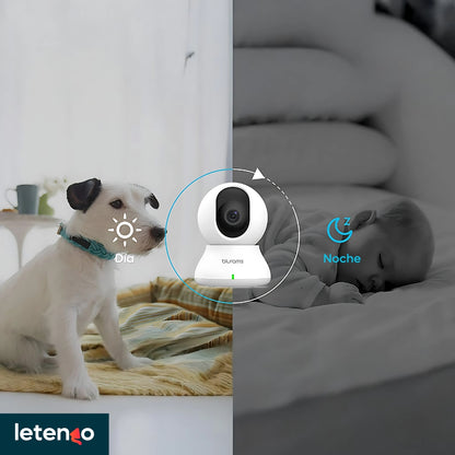 Camara De Seguridad Inteligente Blurams 2k Bebé Alexa Google