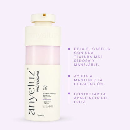 Acondicionador Reparación, Restauración y Brillo Linea Profesional - Anyeluz