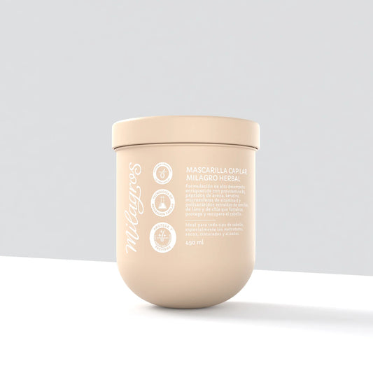 Mascarilla Capilar Milagro Herbal 450 mL - Milagros