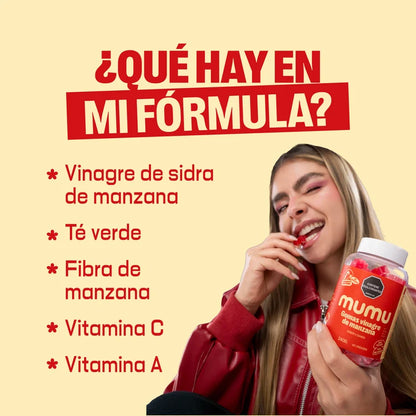 Gomas De Vinagre Manzana - Mumu