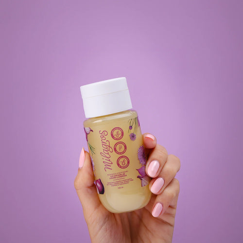 Mini Shampoo Crecimiento Con Extracto De Cebolla y Peptidos 100 ml - Milagros