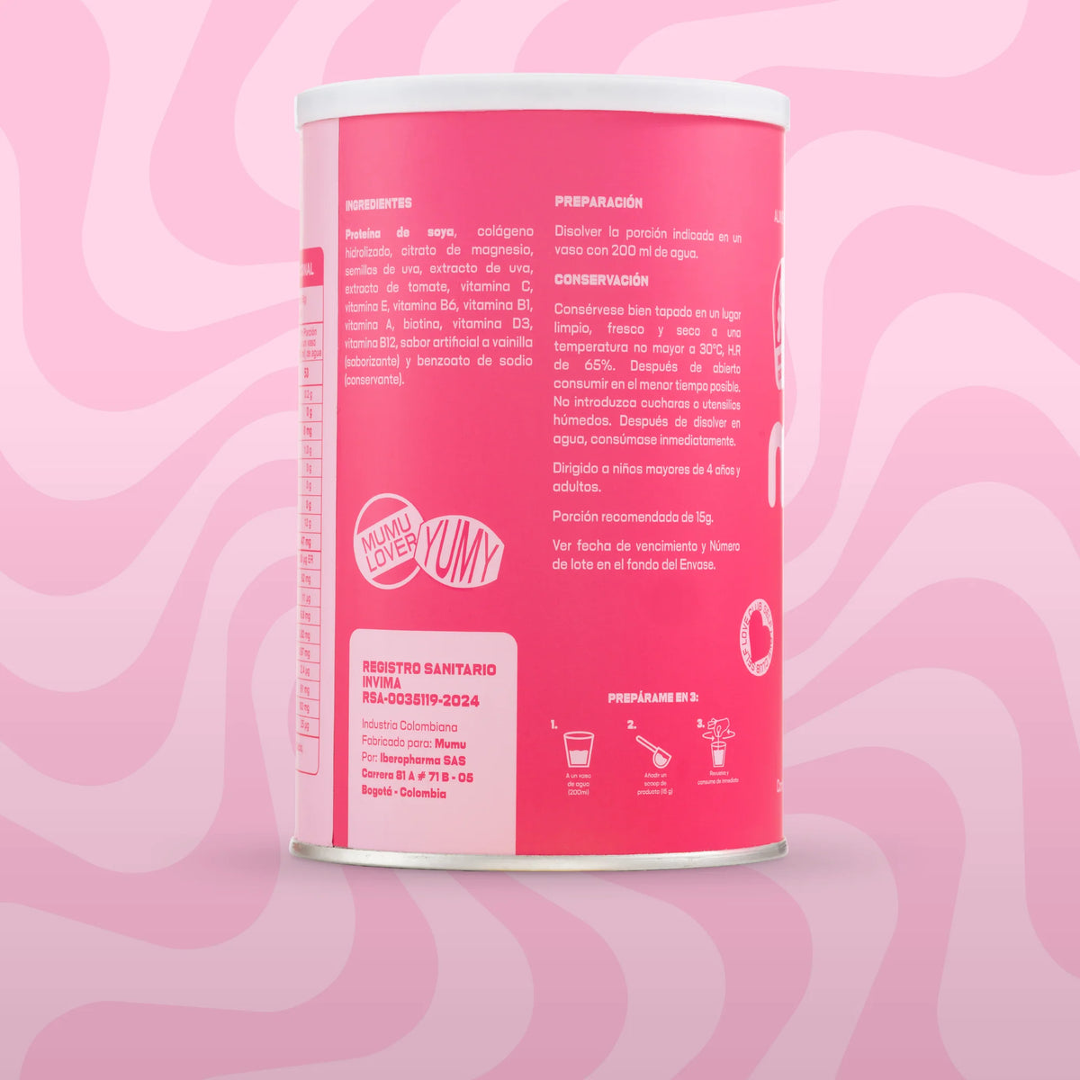 Colágeno Hidrolizado Con Resveratrol - Mumu