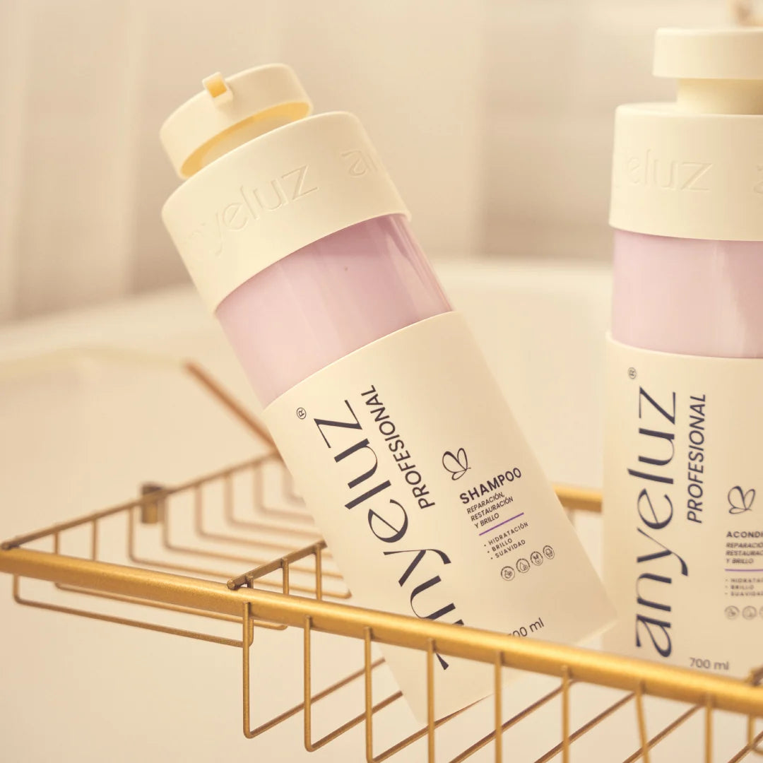 Shampoo Reparación, Restauración y Brillo Linea Profesional - Anyeluz